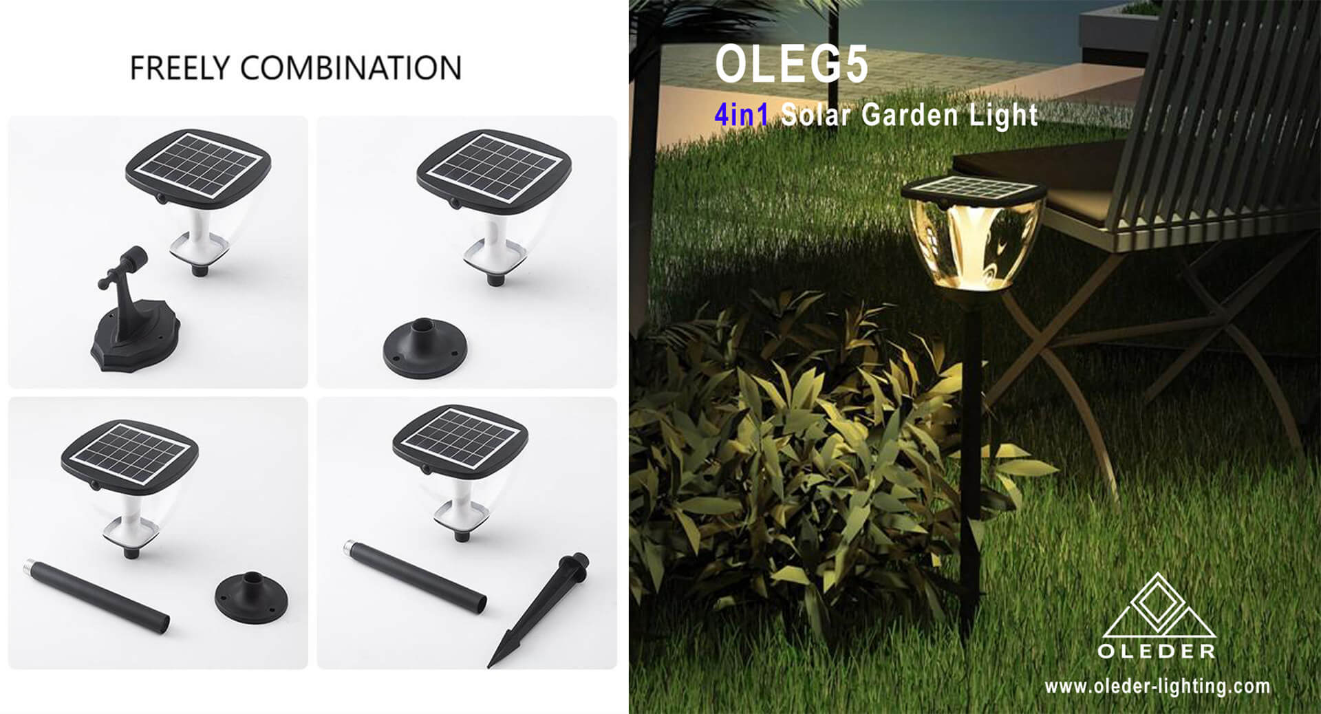OLEG5 solar garden light